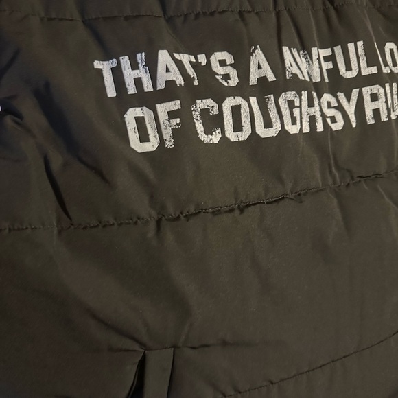 That’s a lot of Cough medicine pufferVest - Picture 6 of 8